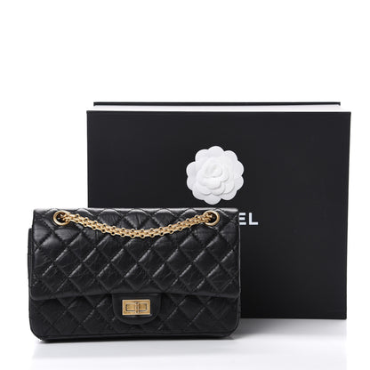 Chanel Aged Calfskin Quilted 2.55 Reissue 225 Flap Black 14 of 14