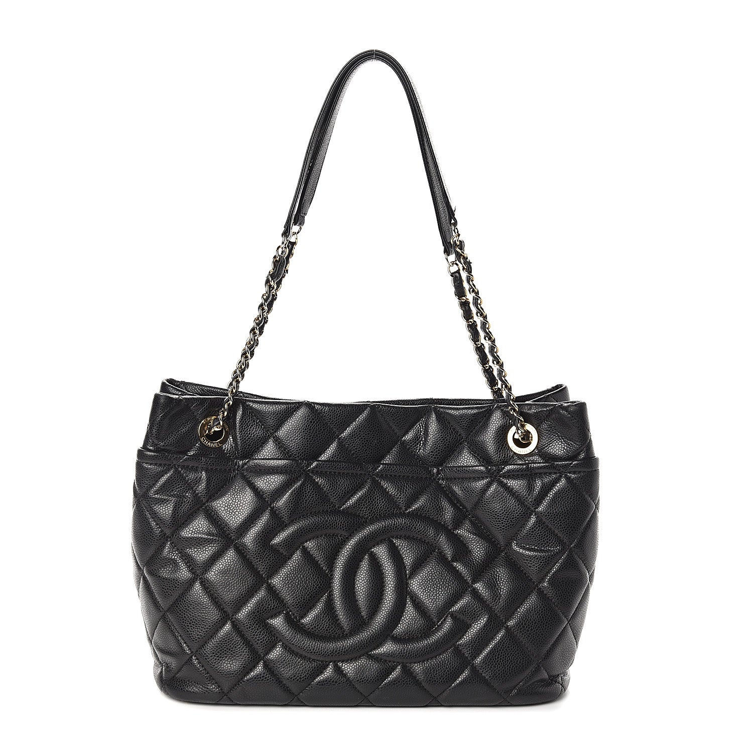Chanel Caviar Quilted Timeless CC Soft Tote Black 1 of 9