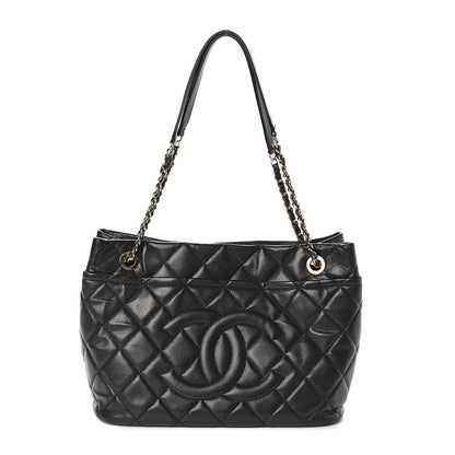 Chanel Caviar Quilted Timeless CC Soft Tote Black 1 of 9