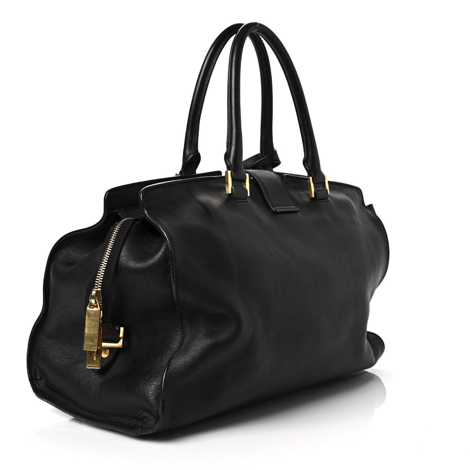 Saint Laurent Calfskin Medium Classic Y Cabas Black 4 of 9