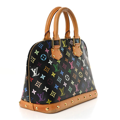 Louis Vuitton Monogram Multicolor Alma Black 3 of 17