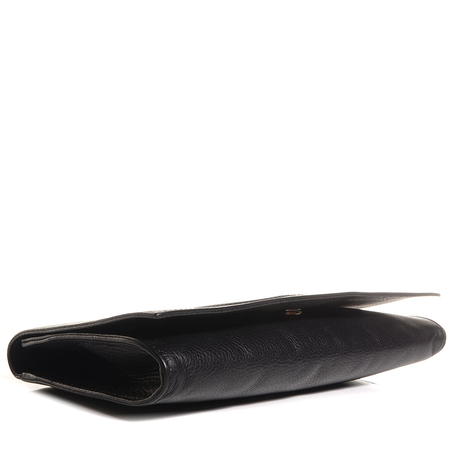 Gucci Pebbled Calfskin Medium Soho Clutch Black 4 of 9