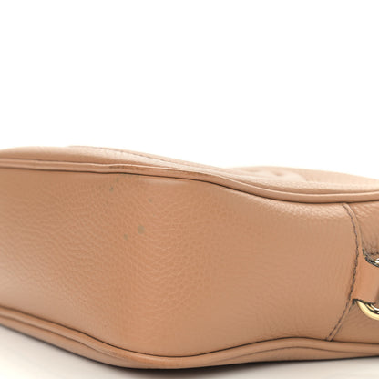 Gucci Pebbled Calfskin Small Soho Disco Bag Camelia 10 of 13