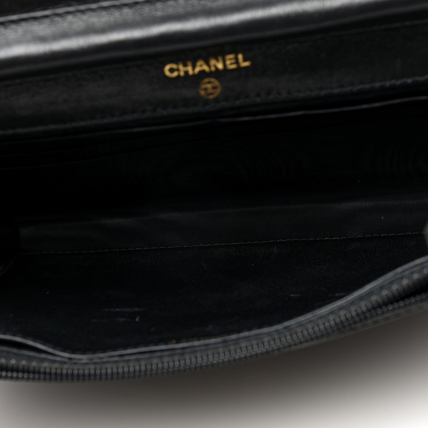 Chanel Caviar Timeless CC Wallet on Chain WOC Black 5 of 10