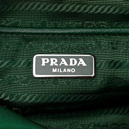 Prada Nylon Vela Saffiano Double Buckle Backpack Oleandro 6 of 11