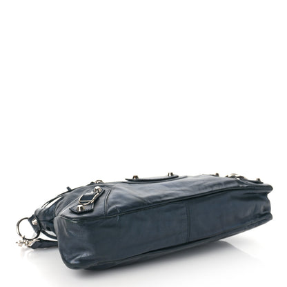 Balenciaga Iridescent Calfskin Classic Hardware First Bleu Mineral 3 of 8