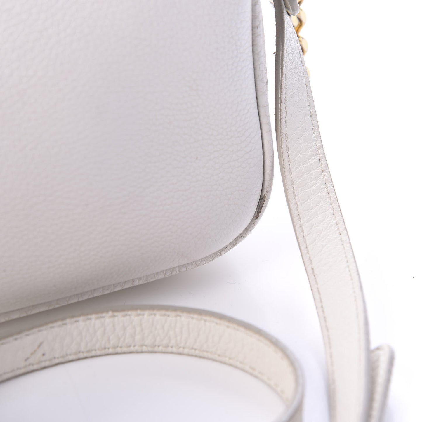 Calfskin Palazzo Camera Bag White