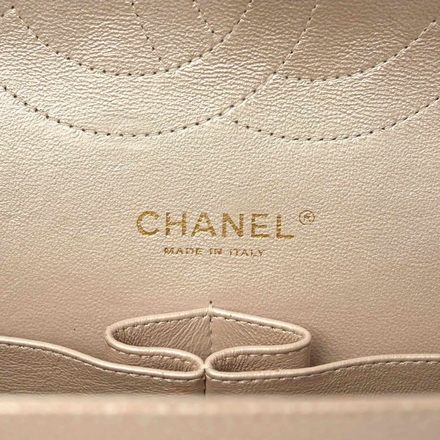 Chanel Iridescent Caviar Quilted Jumbo Double Flap Beige 8 of 16