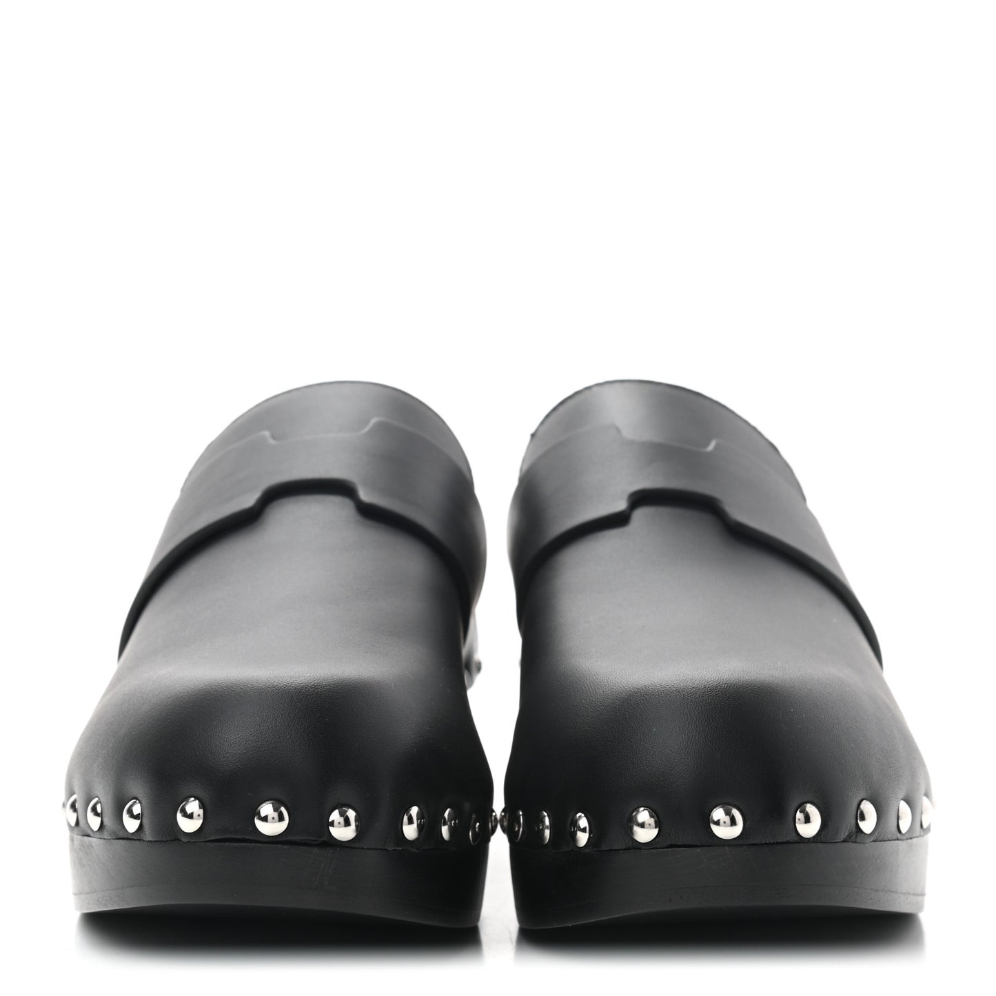 Calfskin Calya Mules 37 Black