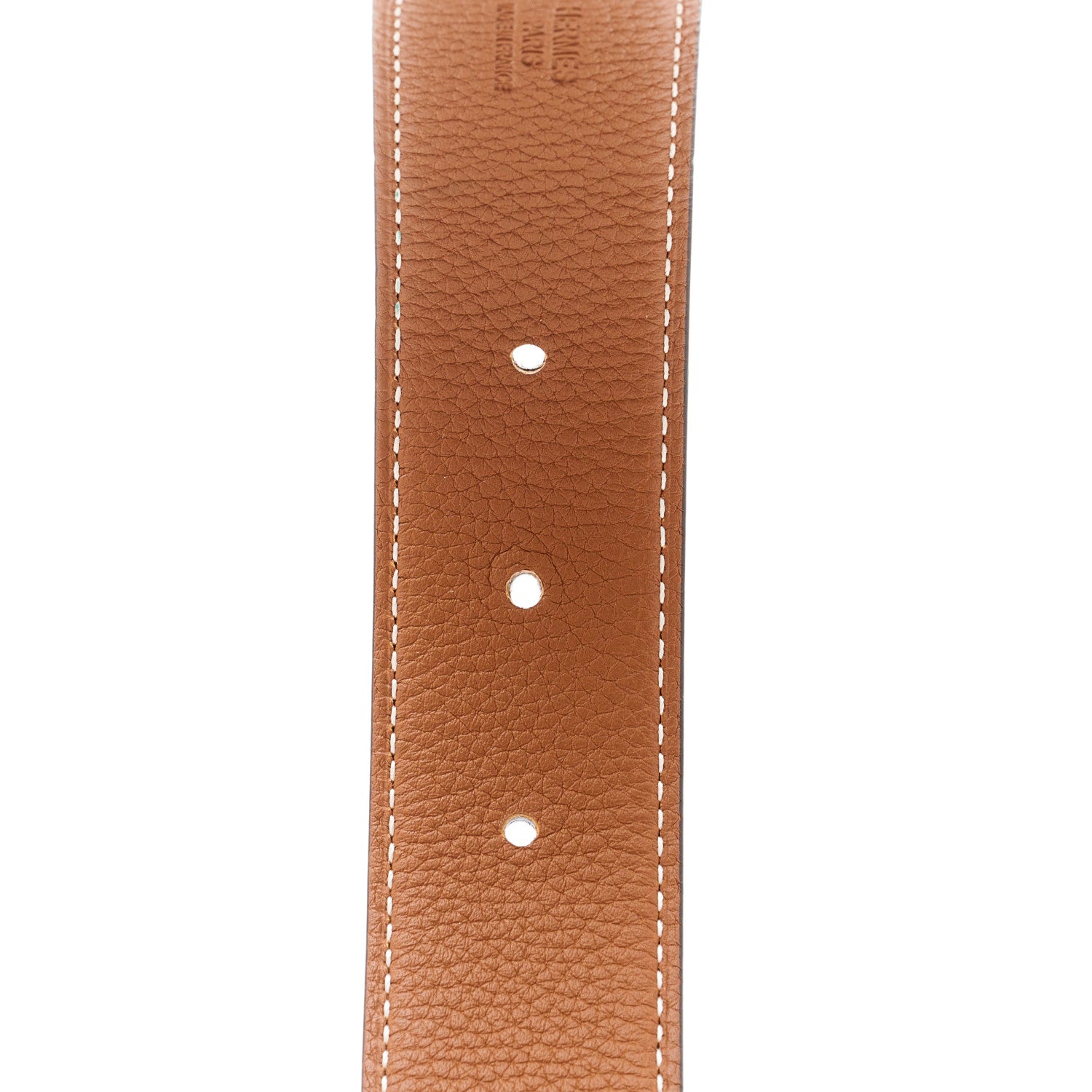 Hermes Box Togo 32mm H Belt 95 Black Gold 4 of 5