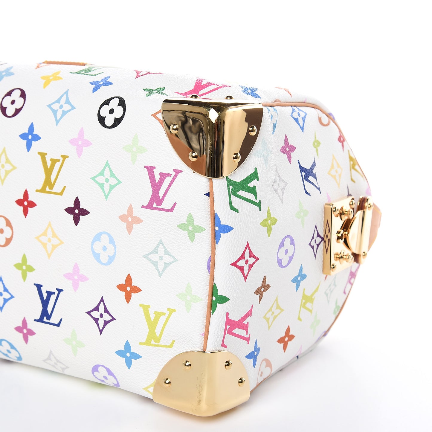 Monogram Multicolor Speedy 30 White