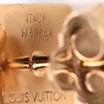 Louis Vuitton Nanogram Tennis Earrings Set of 3 Gold Silver Pink 5 of 6