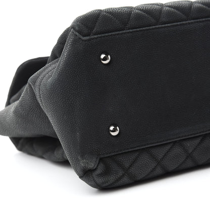 Chanel Iridescent Caviar Medium Lady Pearly Flap Black 6 of 10
