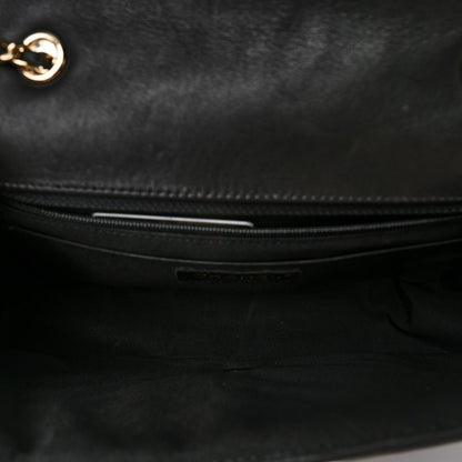 Chanel Calfskin Chevron Quilted Small Statement Flap Black 5 of 10