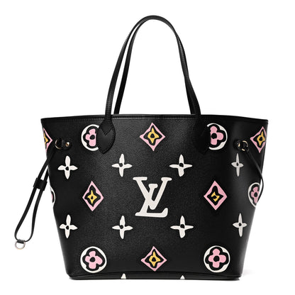 Louis Vuitton Monogram Giant Wild At Heart Neverfull MM Black 1 of 4