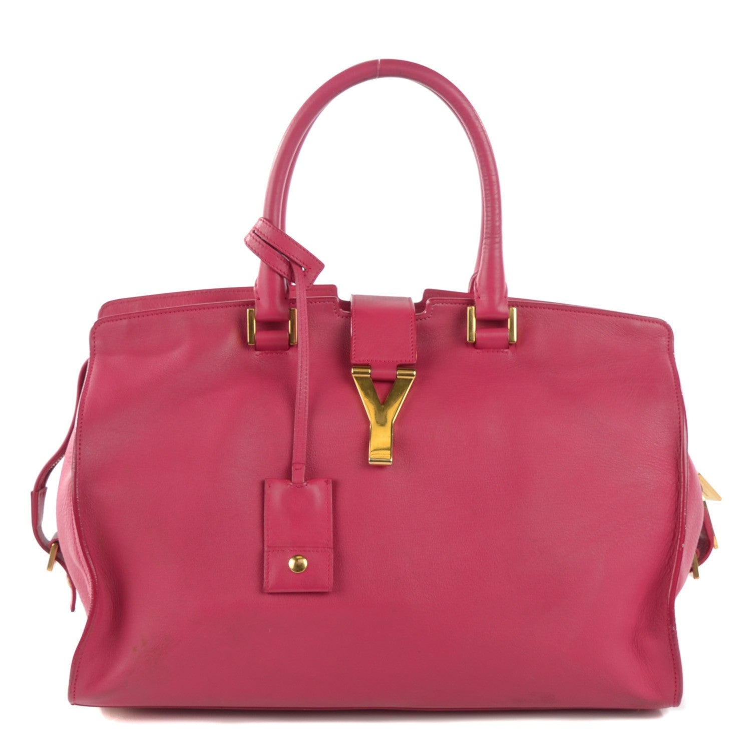 Saint Laurent Calfskin Medium Classic Y Cabas Fuchsia 1 of 7