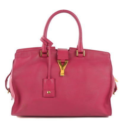 Saint Laurent Calfskin Medium Classic Y Cabas Fuchsia 1 of 7