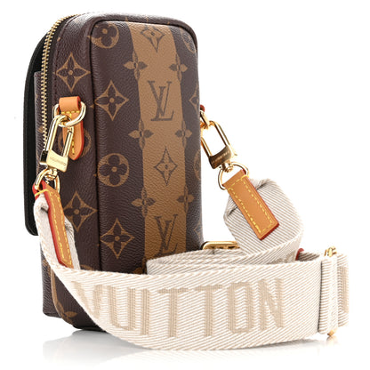 Louis Vuitton X NIGO Reverse Monogram Flat Double Phone Pouch 3 of 9