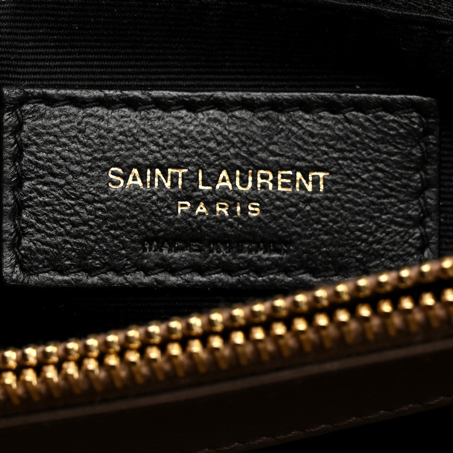 Saint Laurent Calfskin Y Quilted Monogram Medium Loulou Chain Satchel Dark Beige 7 of 11