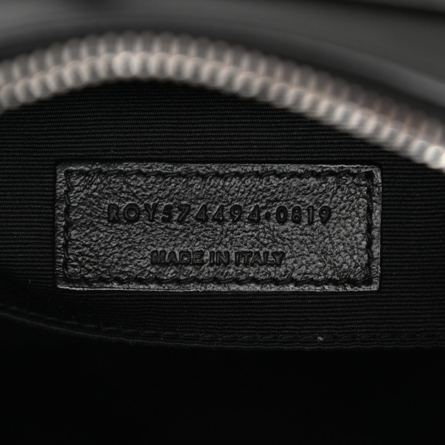 Calfskin Matelasse Monogram Lou Camera Bag Black
