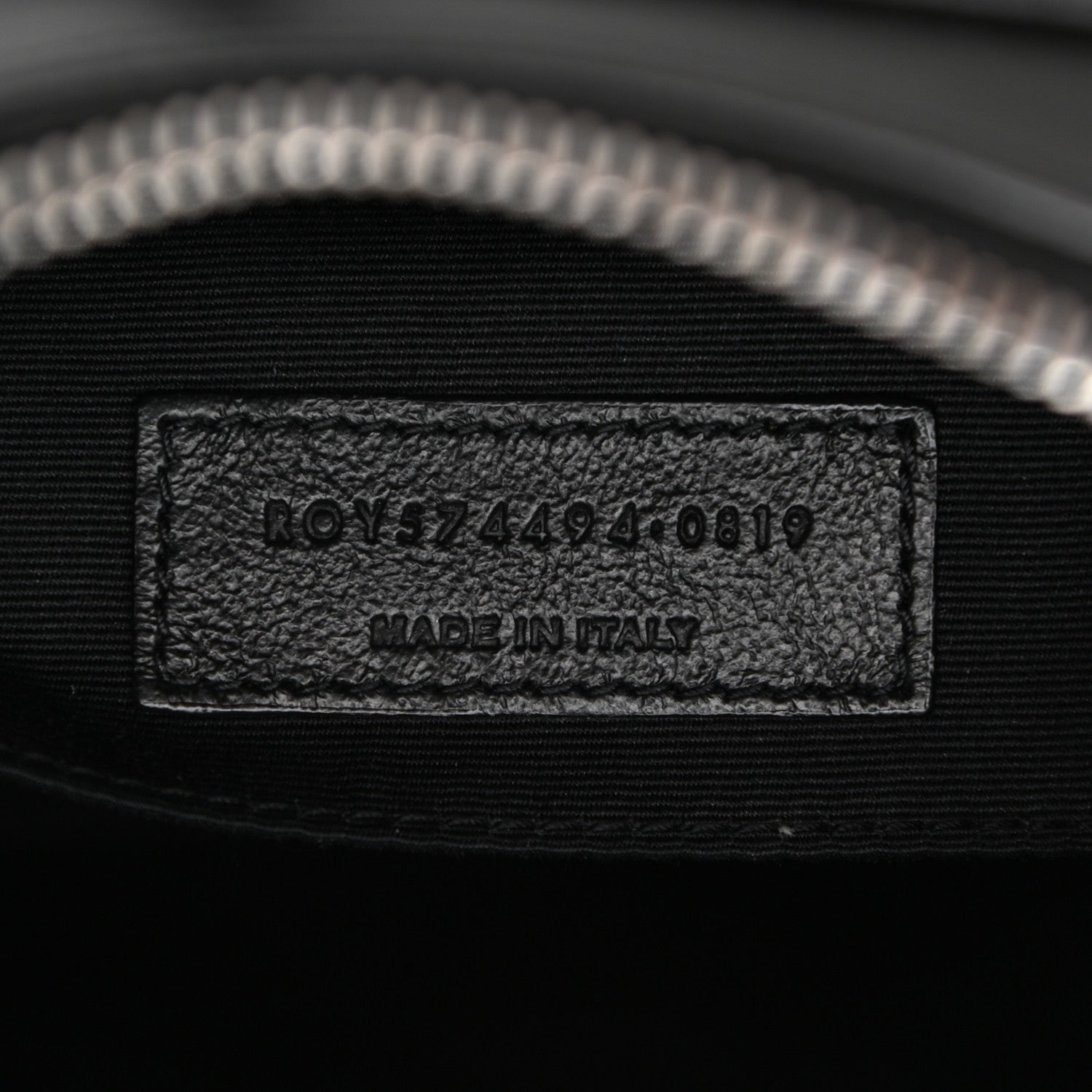 Saint Laurent Calfskin Matelasse Monogram Lou Camera Bag Black 7 of 10