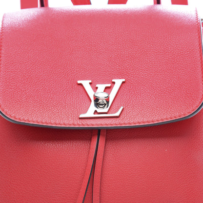 Louis Vuitton Soft Calfskin Lockme Backpack Poppy 12 of 12