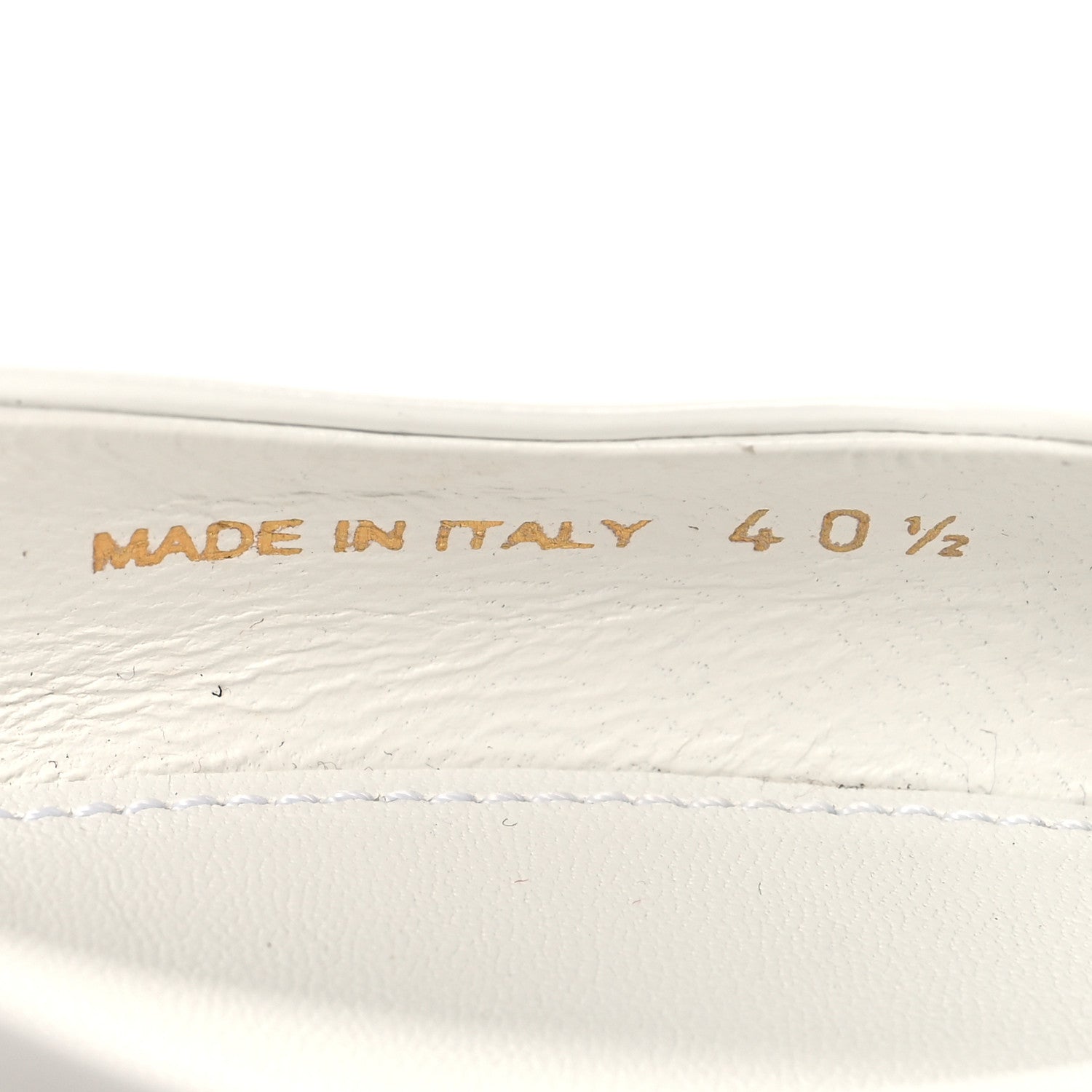 Prada Spazzolato Triangle Logo Pointed Toe 45mm Slingback Pumps 40.5 White 6 of 9