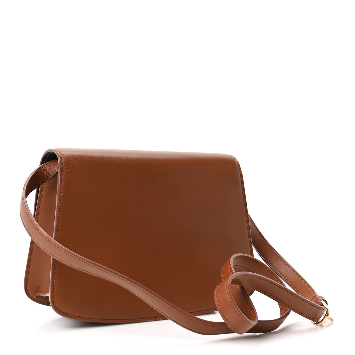 Sleek Calfskin The Sofia 8.75 Crossbody Twany