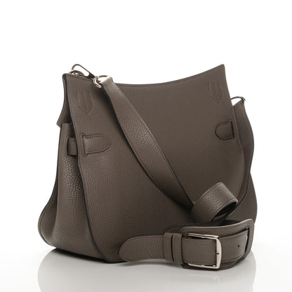 Hermes Taurillon Clemence Jypsiere 31 Etain 3 of 7
