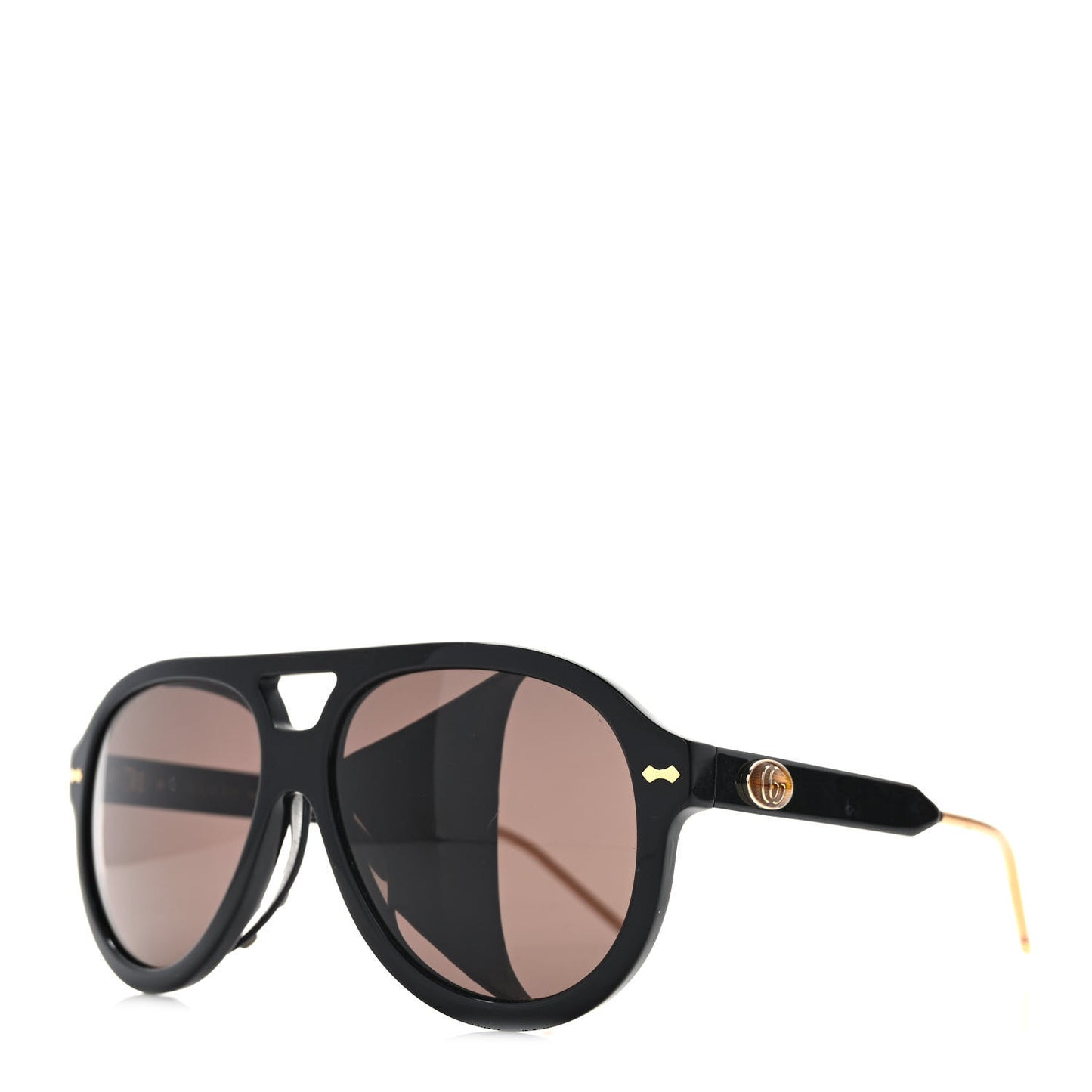 Acetate Snakeskin Sunglasses GG0670S Black