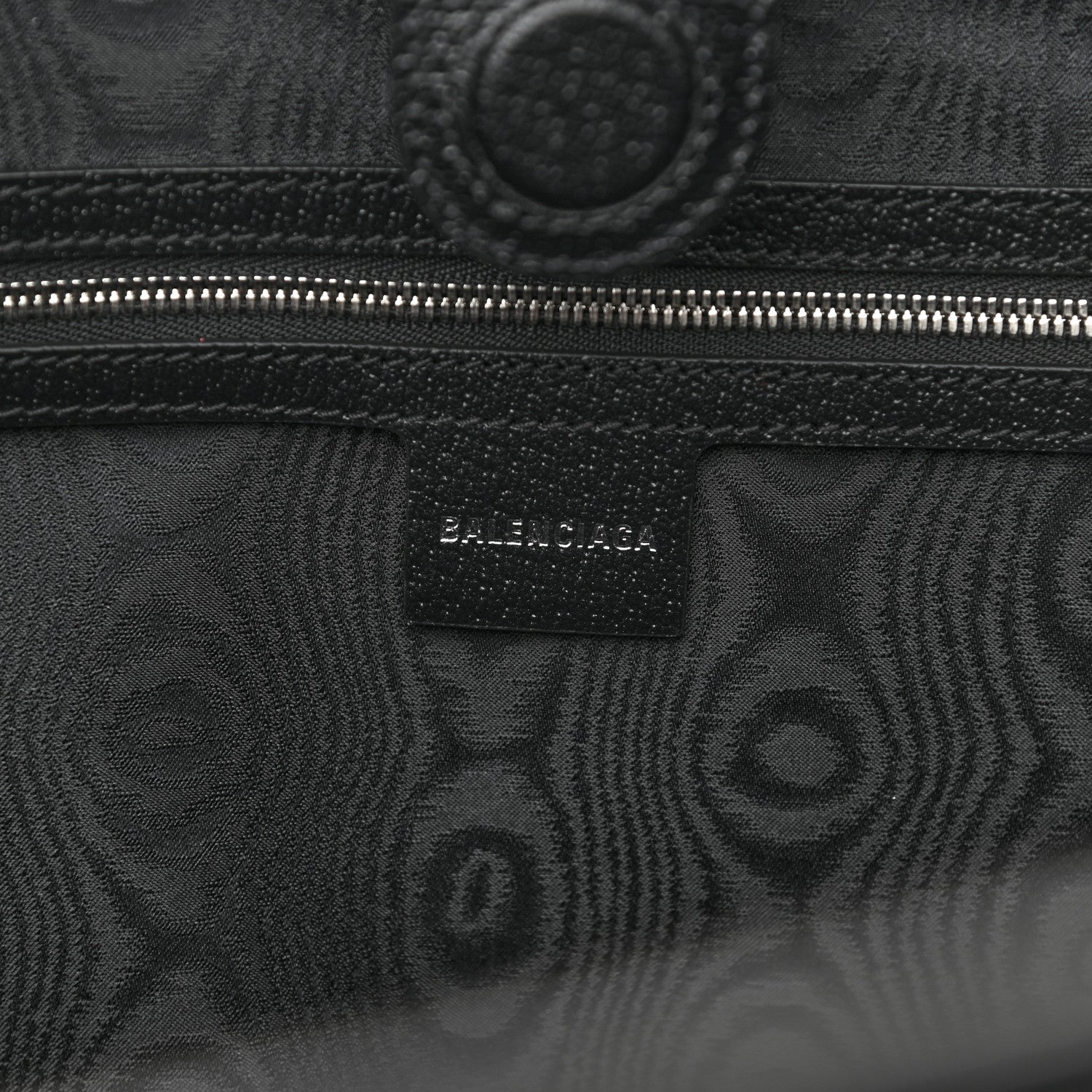 Gucci X BALENCIAGA BB Monogram Web Large Ophidia Shopping Tote Black 6 of 11