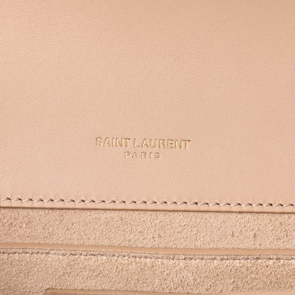 Saint Laurent Smooth Calfskin Medium Classic Monogram Kate Tassel Satchel Dark Beige 6 of 15