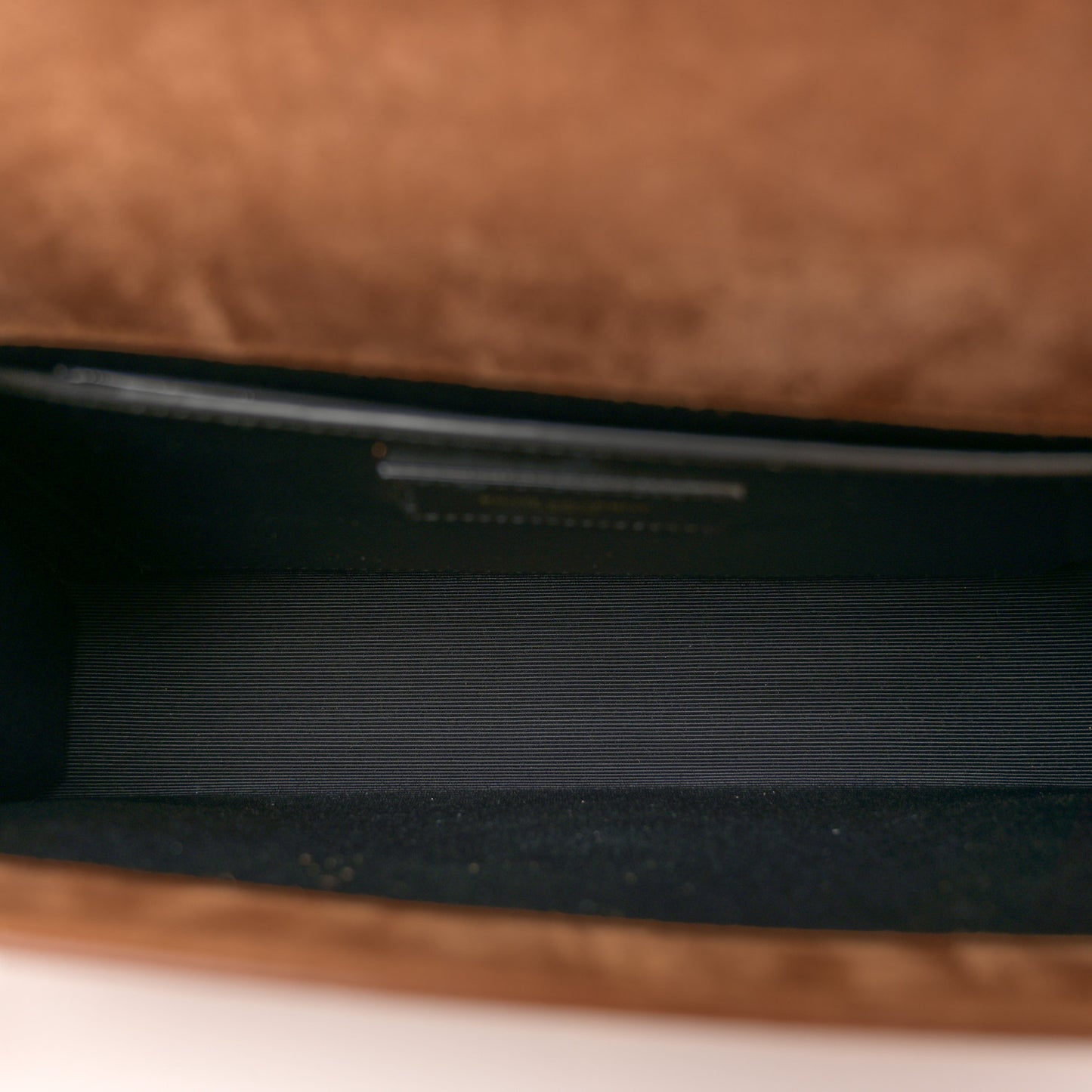 Suede Medium Monogram Kate Satchel Macaron