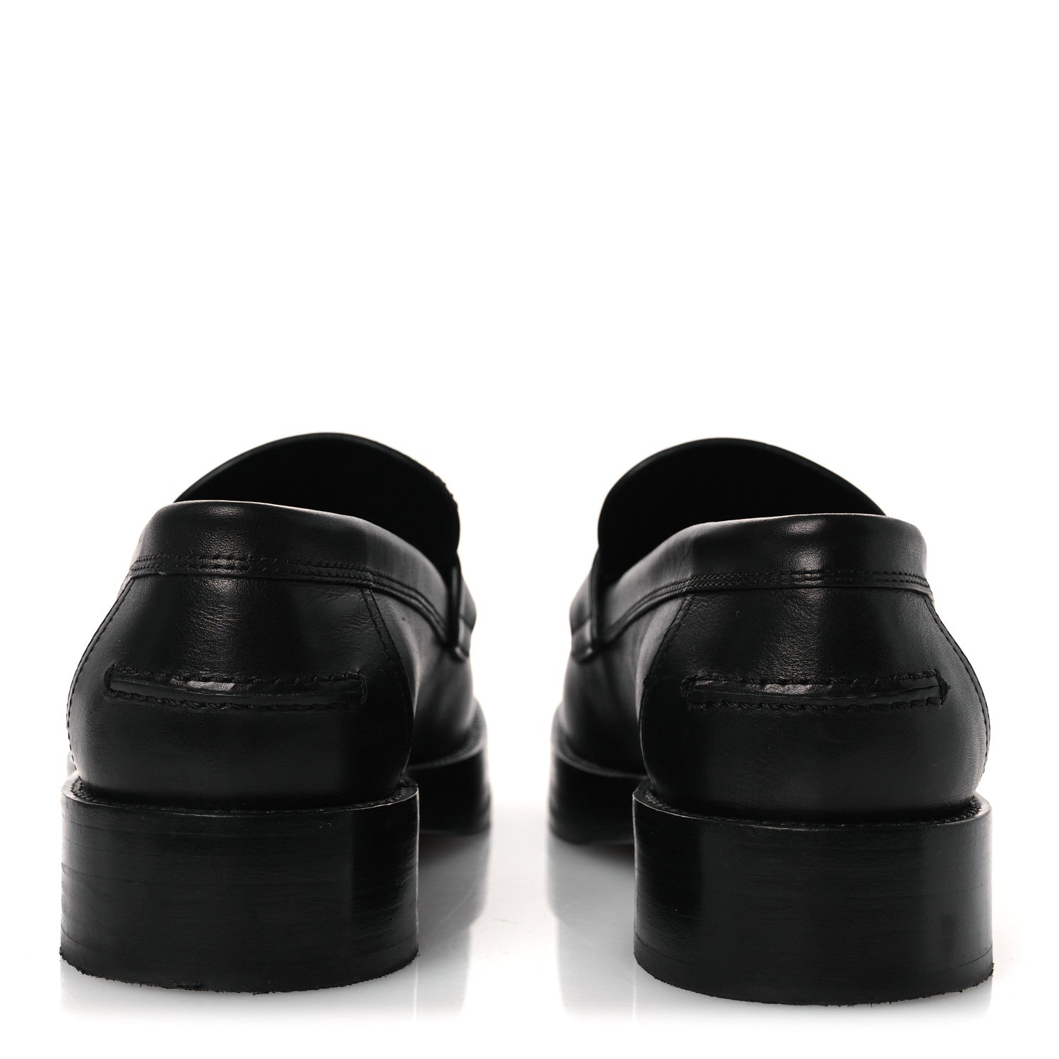 Hermes Calfskin Womens Hot Loafer 37 Black 6 of 13