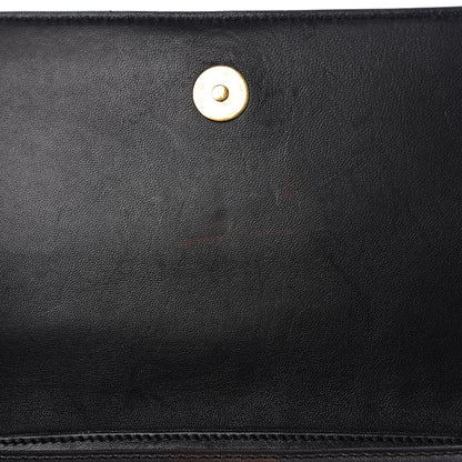 Versace Vitello Studded Palazzo Medusa Evening Clutch Bag Black 9 of 16