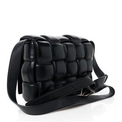 Bottega Veneta Nappa Maxi Intreccio Padded Cassette Crossbody Bag Black 3 of 12