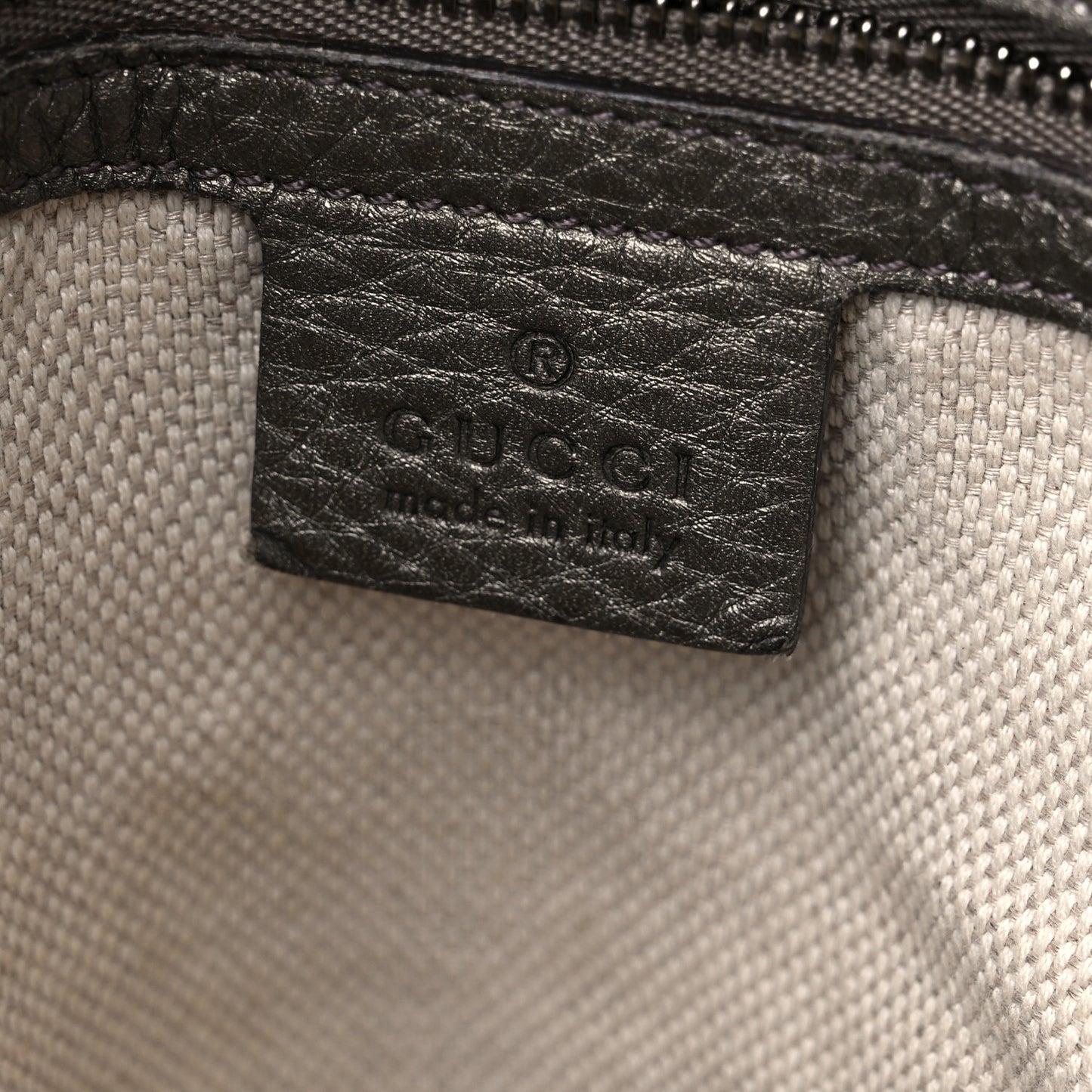 Metallic Pebbled Calfskin Large Soho Chain Shoulder Bag Sasso