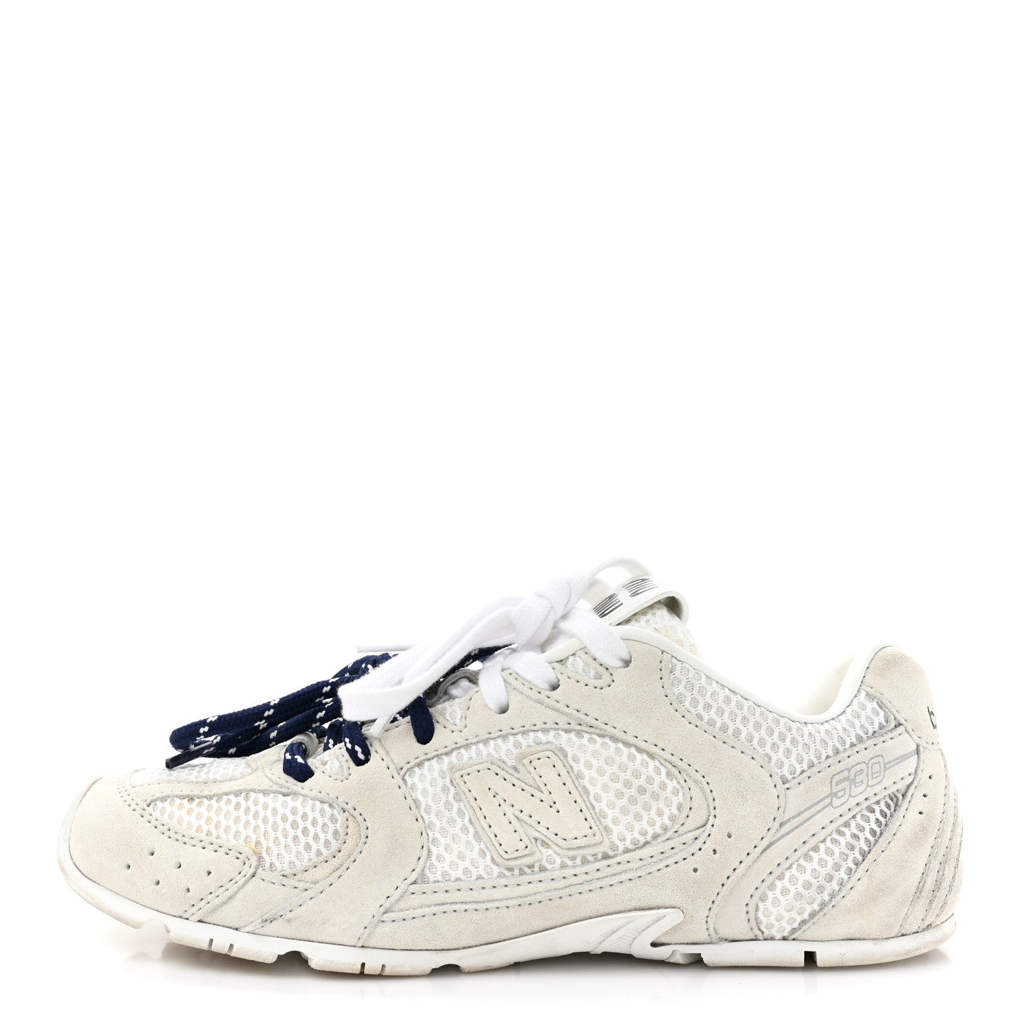 Miu Miu X NEW BALANCE Mesh Suede 530 SL Sneakers 37 White 1 of 11