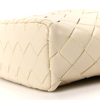 Bottega Veneta Calfskin Intrecciato Bang Bang Vanity Case Sea Salt 9 of 9