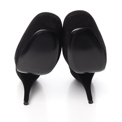 Saint Laurent Kid Scamosciato Lucy 105 Pumps 40 Black 5 of 8