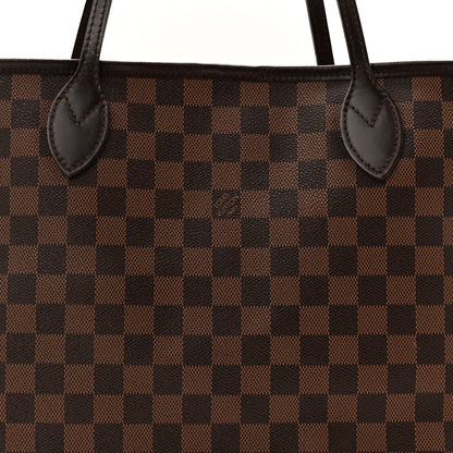 Louis Vuitton Damier Ebene Neo Neverfull MM Rose Ballerine 10 of 13