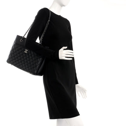 Chanel Caviar Quilted Urban Companion Shopping Tote Black 2 of 7