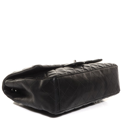 Chanel Lambskin Quilted Jumbo Single Flap Black 4 of 8