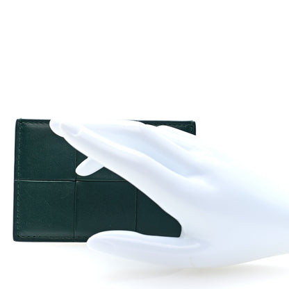 Bottega Veneta Nappa Maxi Intrecciato Card Holder Raintree 2 of 6