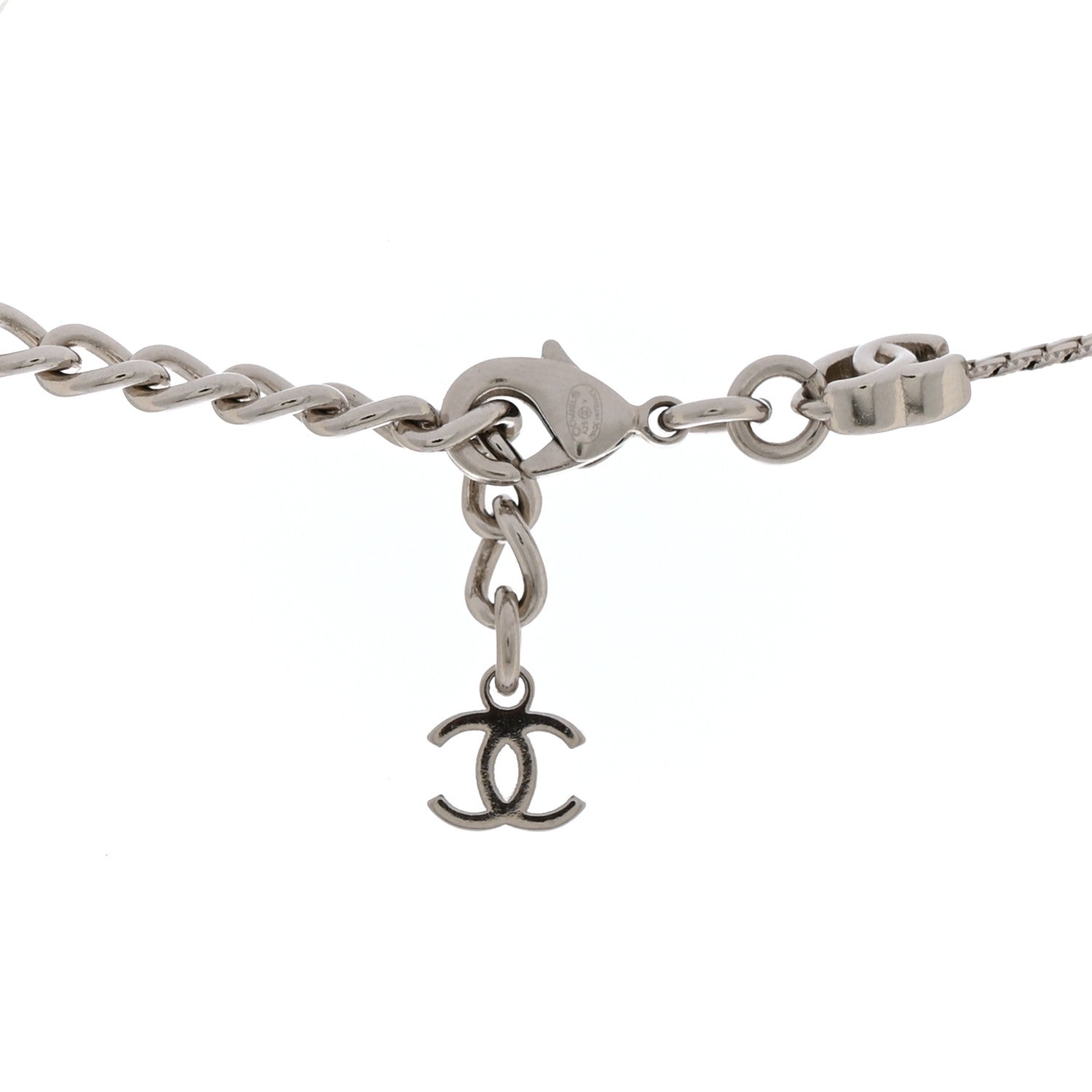 Chanel Metal CC Short Chain Necklace Gold 5 of 6