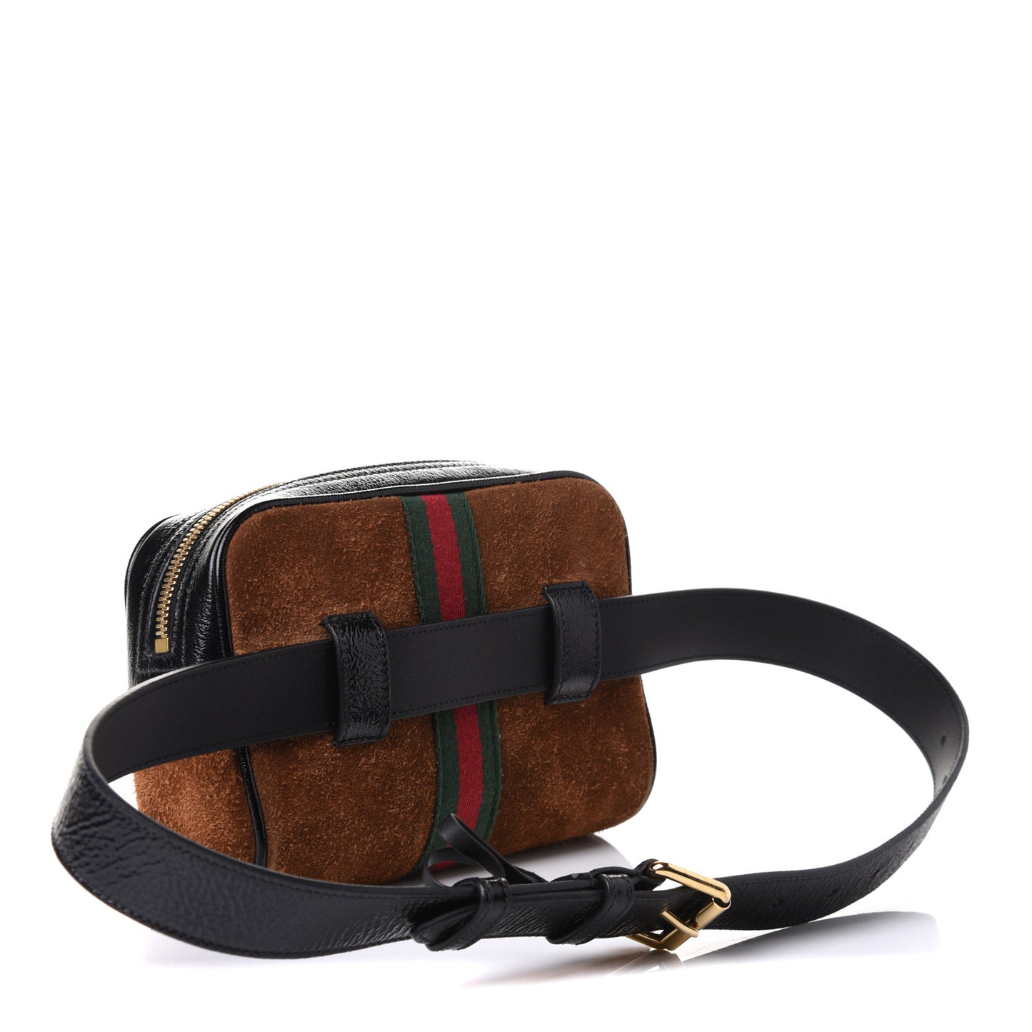 Suede Small Ophidia Belt Bag 75 30 Brown
