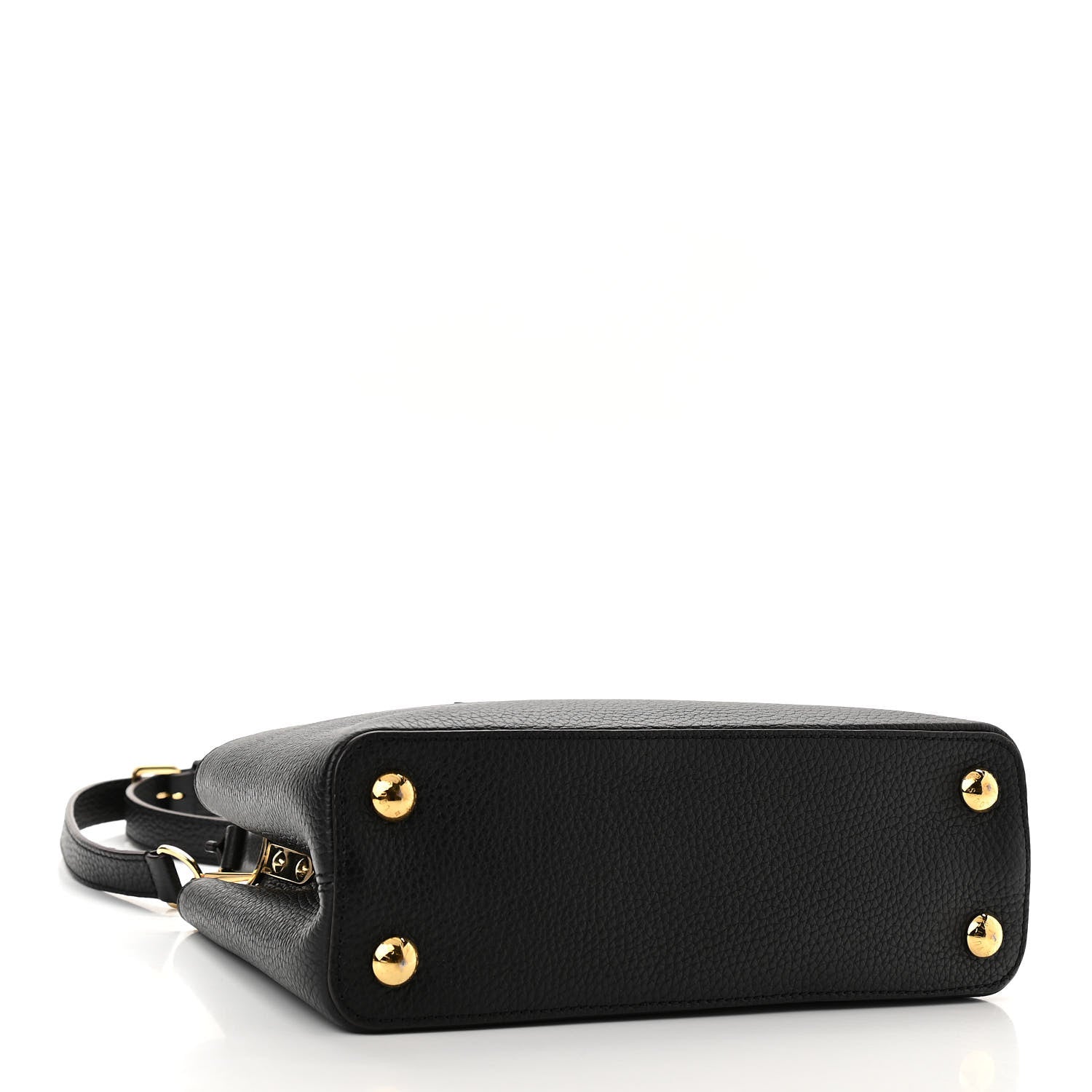 Louis Vuitton Taurillon Capucines BB Black 4 of 9