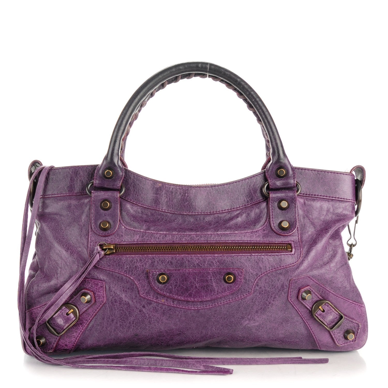Balenciaga Agneau Classic Hardware First Raisin 1 of 9