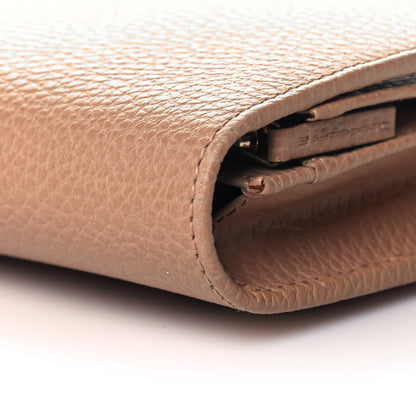 Gucci Dollar Calfskin Mini Swing Wallet Bag Camelia Mineral Blue 13 of 15