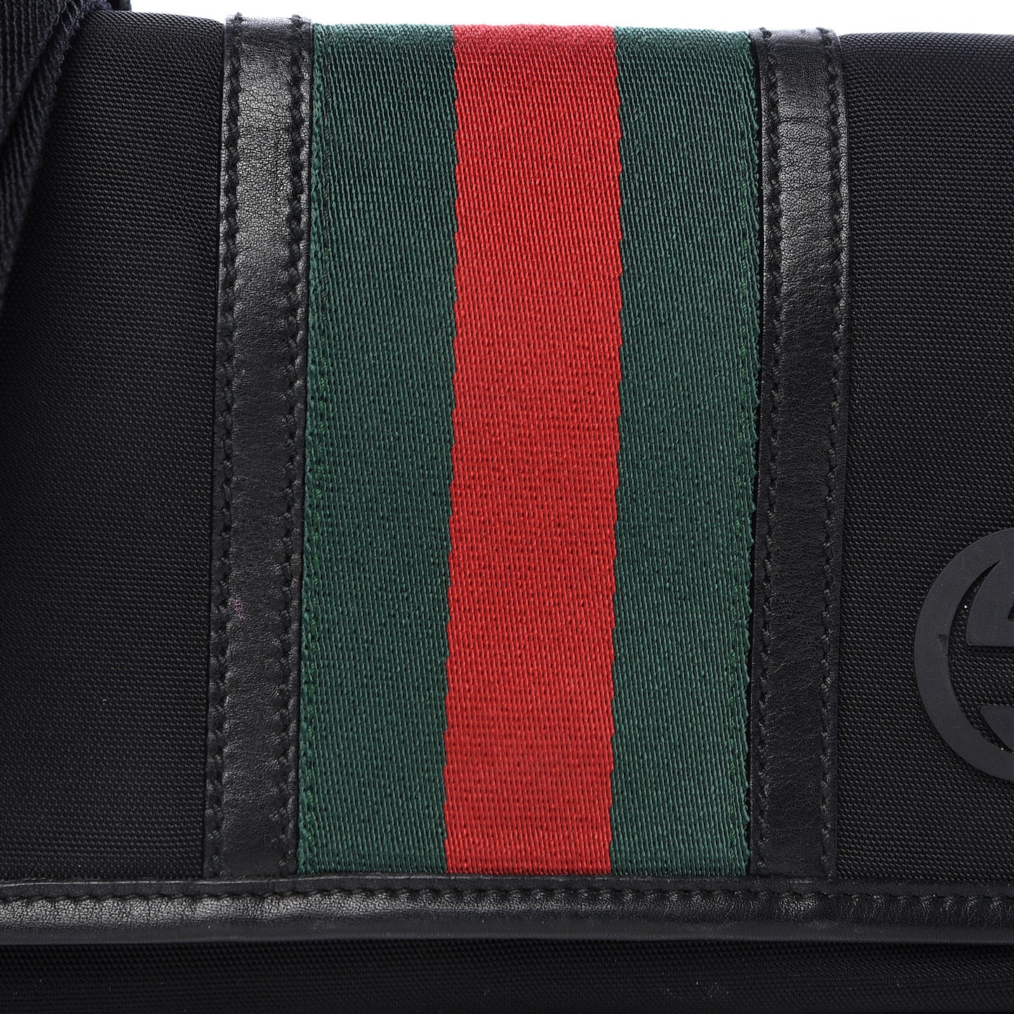 Nylon Web Belt Bag Black